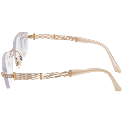 Charmant XL2053 GP Line Art Gold Plated Eyeglasses 53□17 135