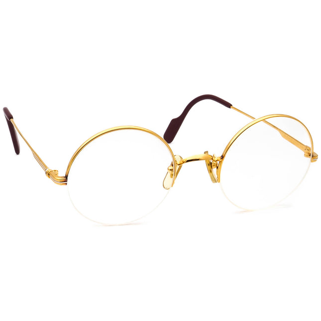Cartier Mayfair 22k Gold Plated Eyeglasses 47□20 130