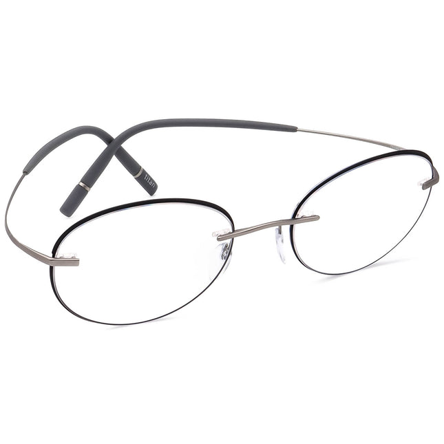 Silhouette 5518 FV 7110 Titan with Accent Rings Eyeglasses 50□18 145