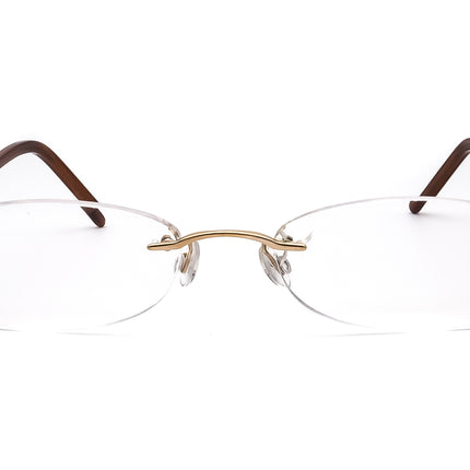 Daniel Swarovski S124 20 6054 23KT Gold Plated Eyeglasses 50□20 125