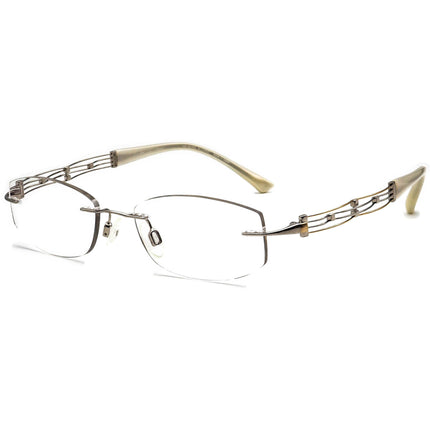 Charmant XL2012 WG Line Art Titan Eyeglasses 49□17 135