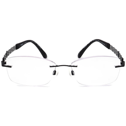 Charmant XL2053 BK Line Art Titan Eyeglasses 53□17 135