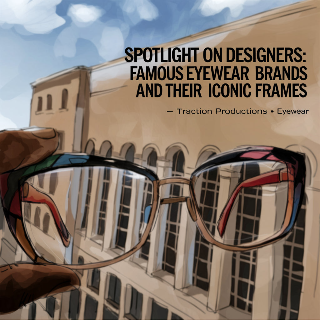 Spotlight on Designers: Famous Eyewear Brands and Their Iconic Frames - Traction Productions Eyewear