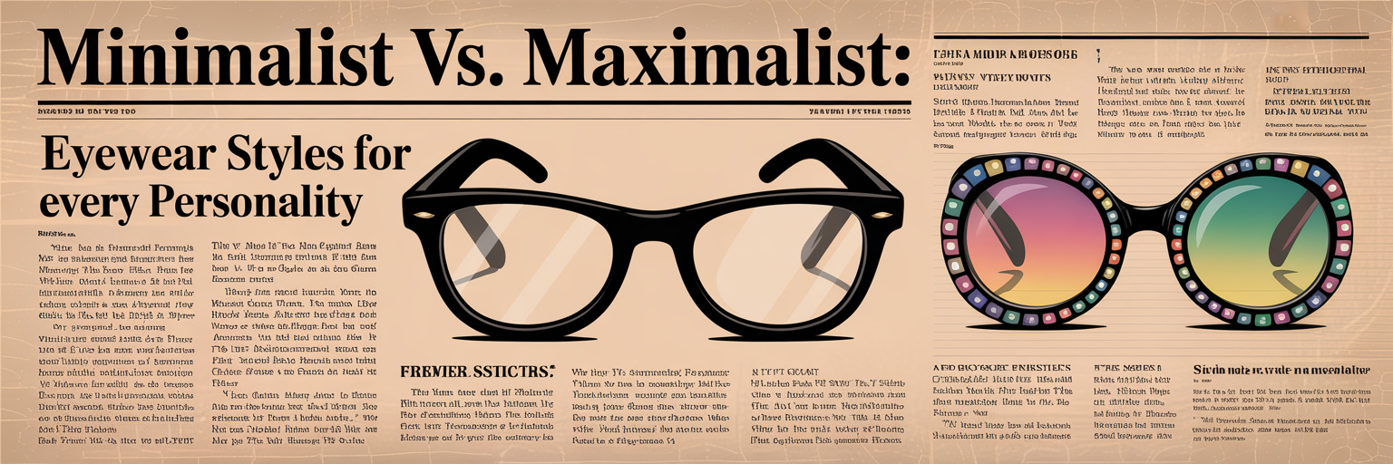 Minimalist vs. Maximalist: Eyewear Styles for Every Personality