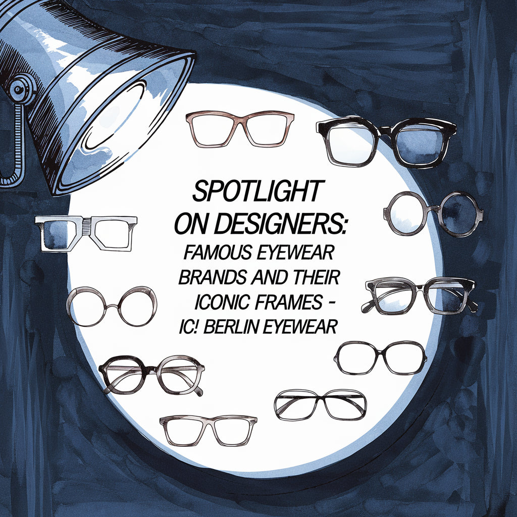 Spotlight on Designers: Famous Eyewear Brands and Their Iconic Frames - ic! berlin Eyewear