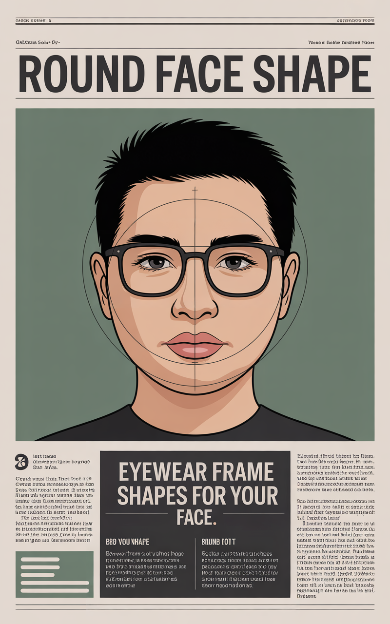 Round Face Shape: Eyewear That Adds Angles and Elegance