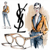 Spotlight on Designers: Famous Eyewear Brands and Their Iconic Frames - Yves Saint Laurent Eyewear