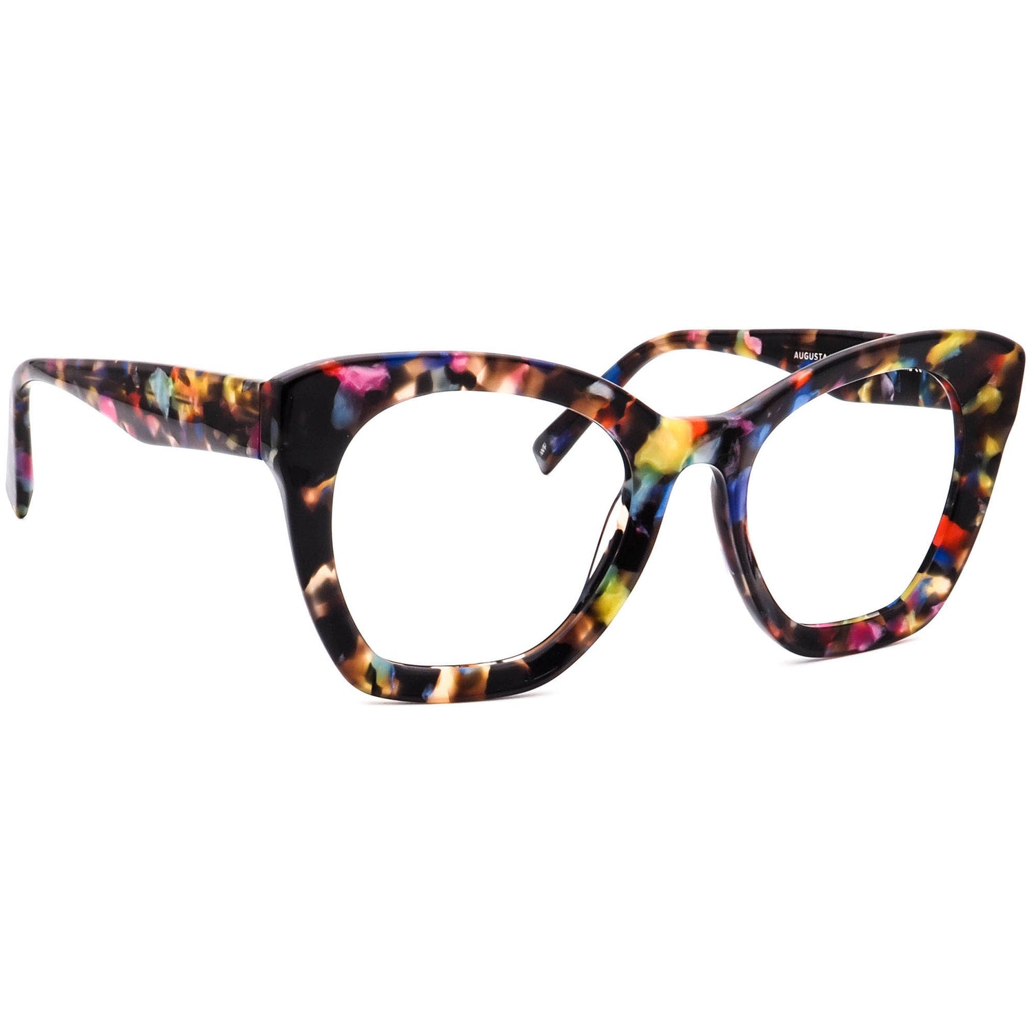 Warby Parker Daisy M 850 Cat Eye Confetti Rainbow Glasses Frames 52mm Daisy Eyeglasses in Confetti Tortoise — Medium | Warby Parker main image 2