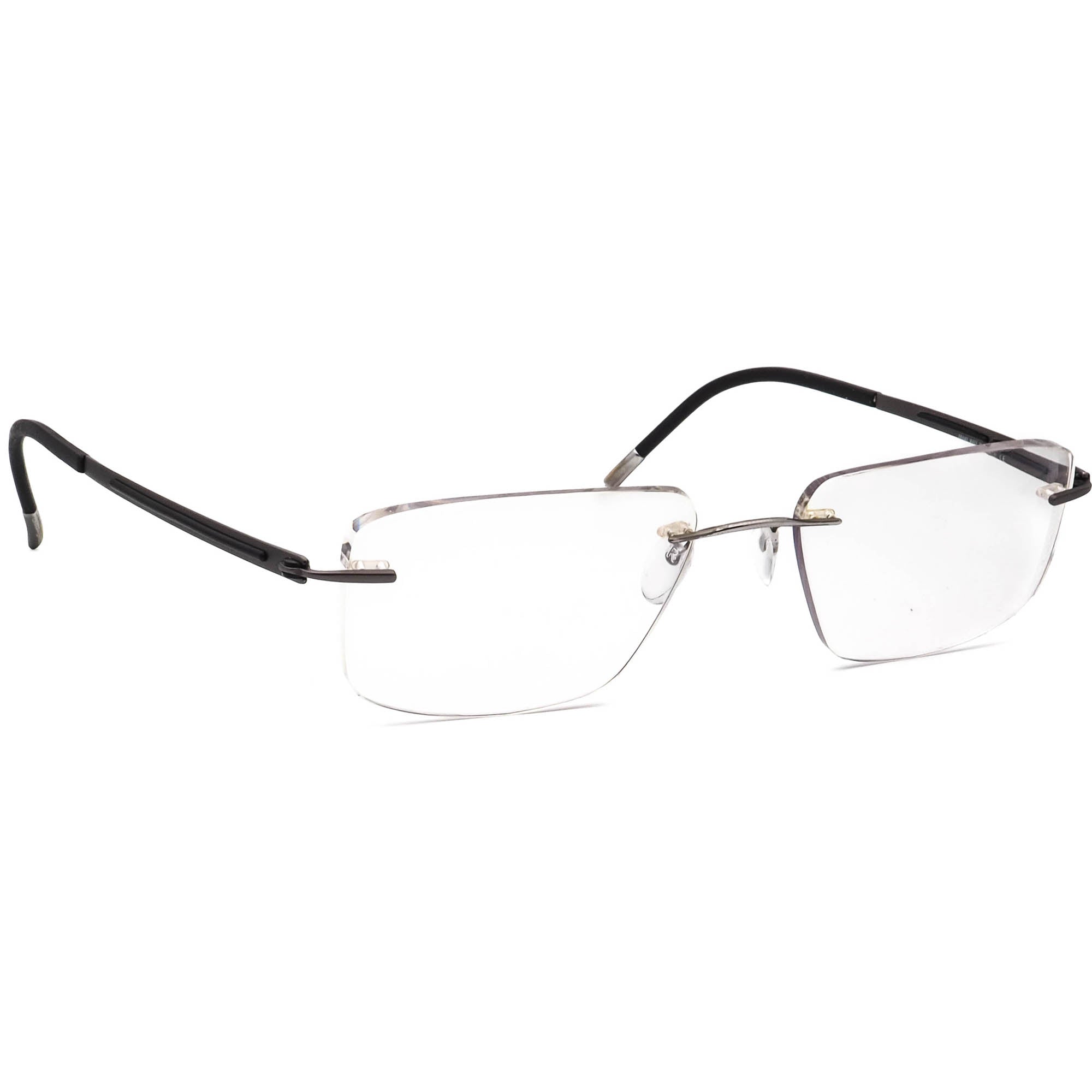 Silhoutte 5379 60 cheapest 6063 Unisex Titan Rimless Rectangle Eyeglasses-Silhoutte Case