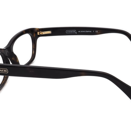 Coach HC 6045 Dahila 5120 Dark Tortoise Eyeglasses 51□18 135