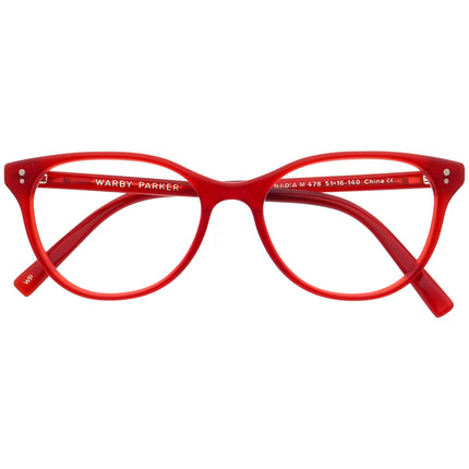 Warby Parker Nadia M 478 Cat Eye Eyeglasses 51 mm