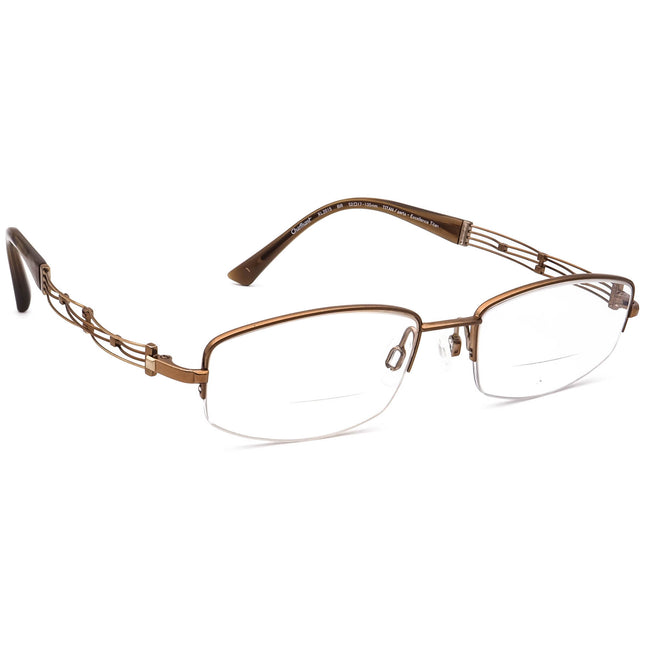 Charmant XL2015 BR Line Art Titan Eyeglasses 52□17 135