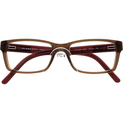 Burberry B 2108 3302 Eyeglasses 52□16 140