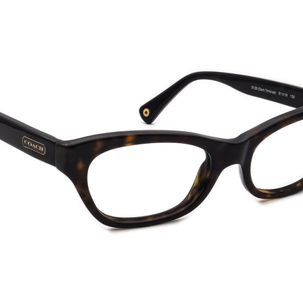 Coach HC 6045 Dahila 5120 Dark Tortoise Eyeglasses 51□18 135