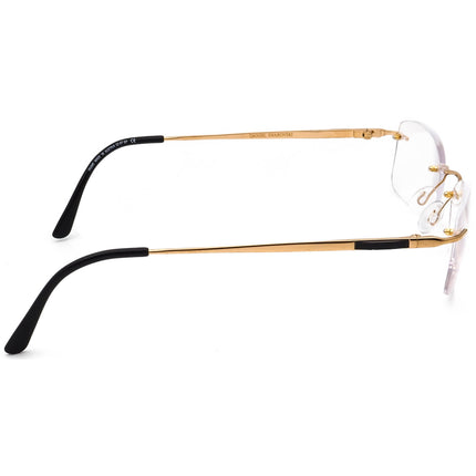 Daniel Swarovski S065 20 6051 23K Gold Plated Eyeglasses 50□21 135