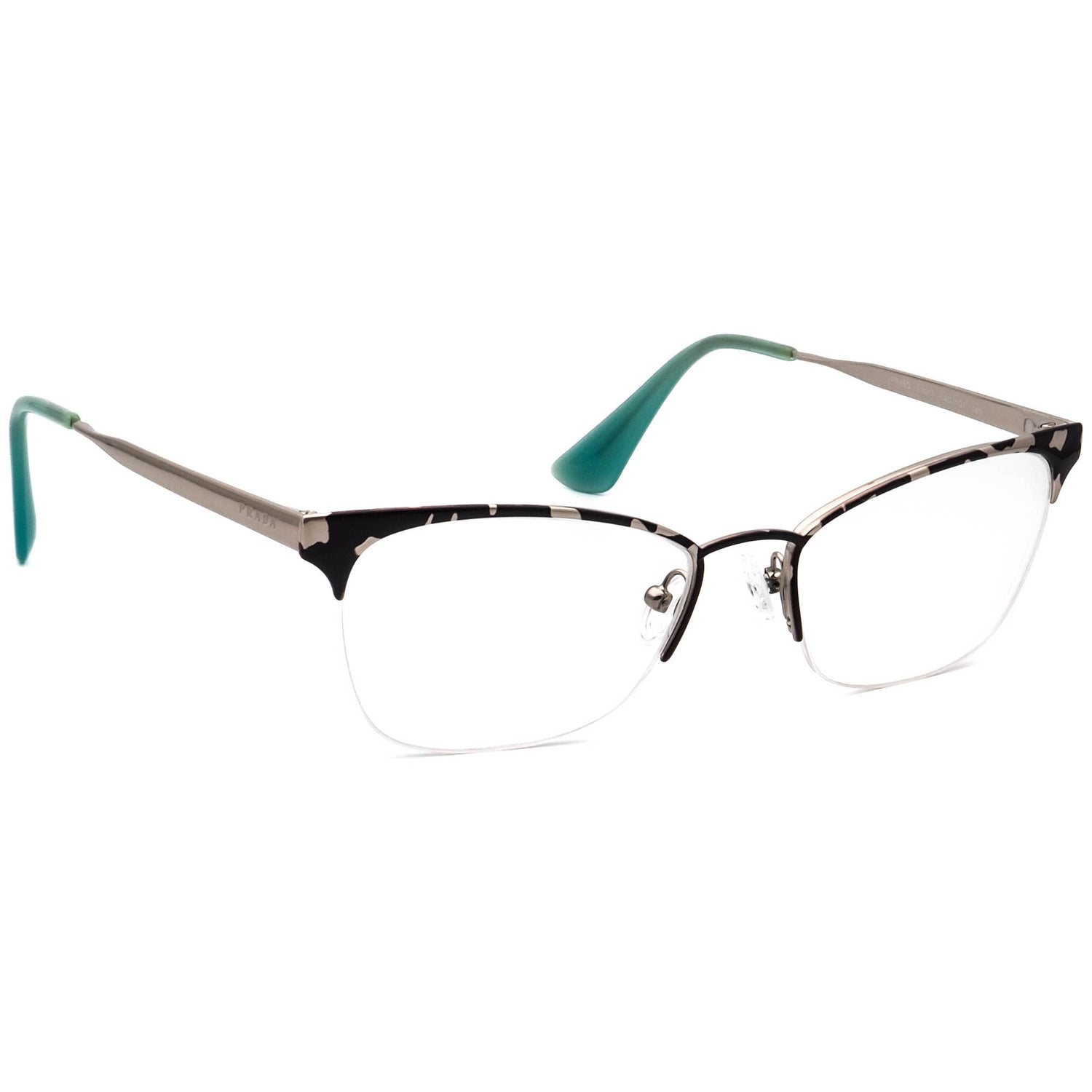 Prada eyeglasses VPR65q Prada Eyeglasses VPR 65Q Gray/Silver UEI-1O1 Size 51mm new  main image 4