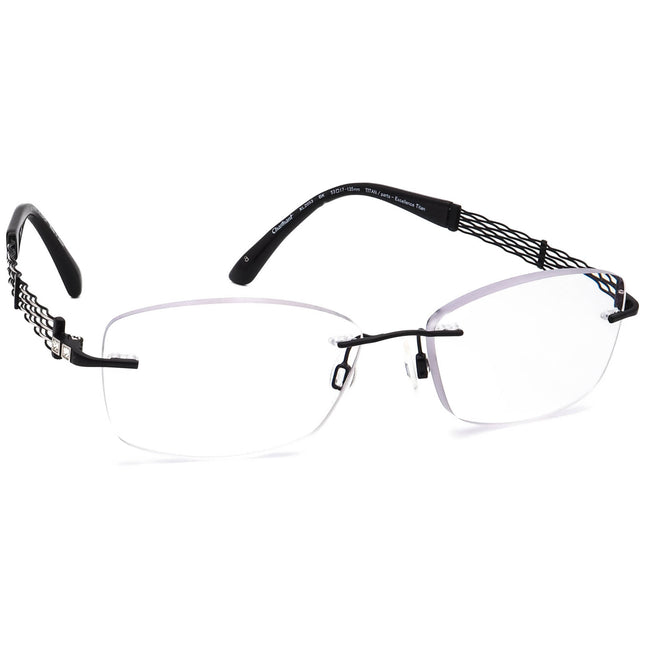 Charmant XL2053 BK Line Art Titan Eyeglasses 53□17 135