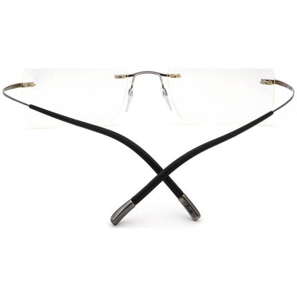 Silhouette 7581 60 6061 Icon Collection Rimless Eyeglasses 52 mm
