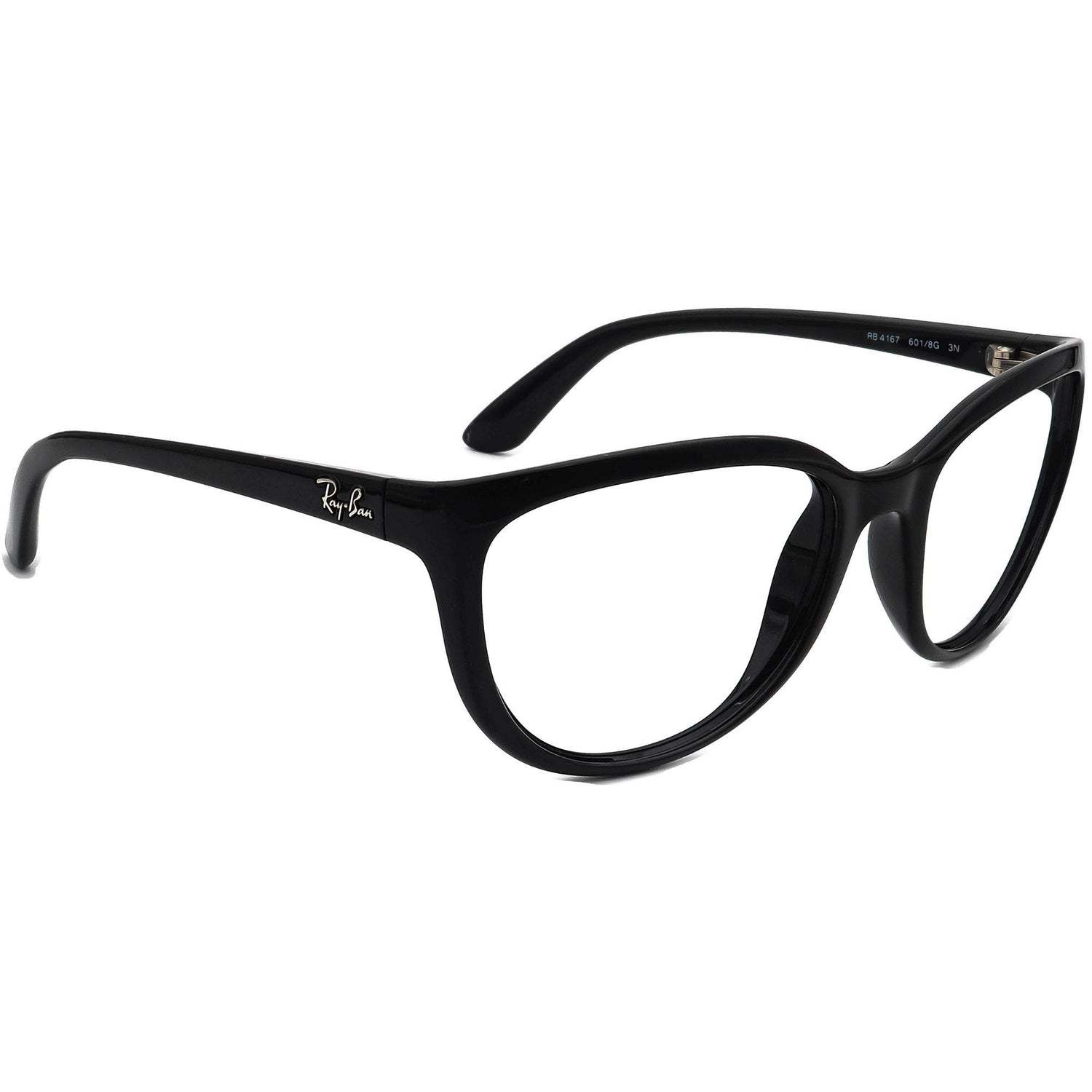 Ray Ban Sunglasses Women Black Gradient Lens RB 4167 601/8G Made in Italy‎ NEW Ray Ban Shiny Black UV PROTECTION Gray Gradient Sunglass  main image 2