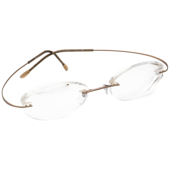 Silhouette 7799 40 6073 Titan Rimless Oval Eyeglasses 49 mm