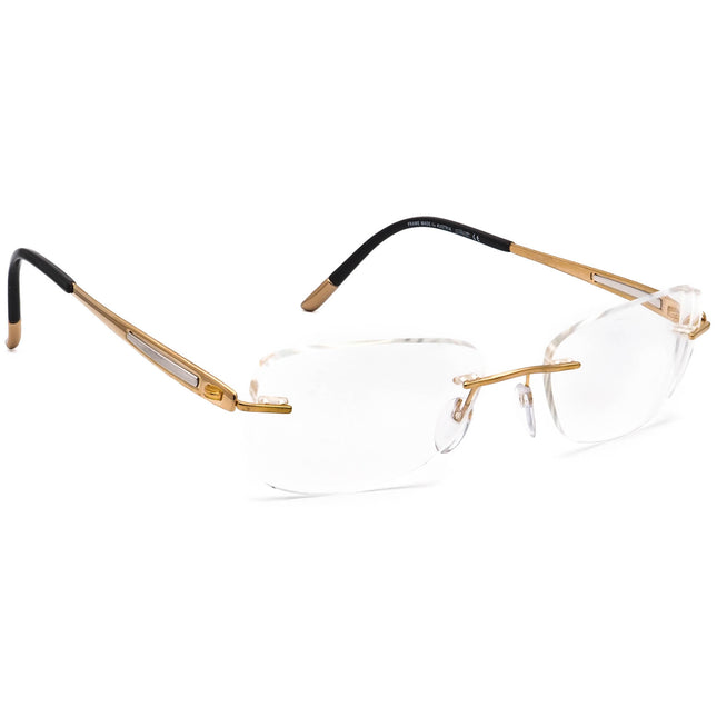 Silhouette 4443 20 6062 23k Gold Plated Eyeglasses 49□17 135