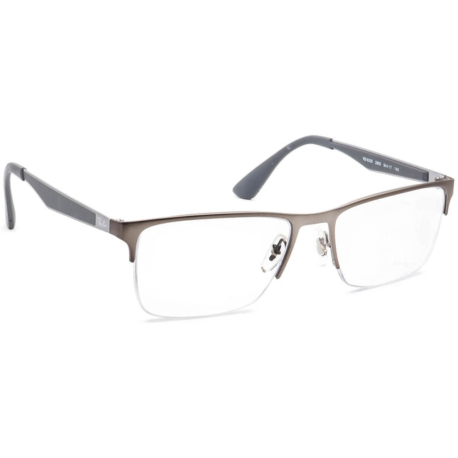 Ray-Ban RB 6335 2855 Half Rim Square Eyeglasses 54 mm