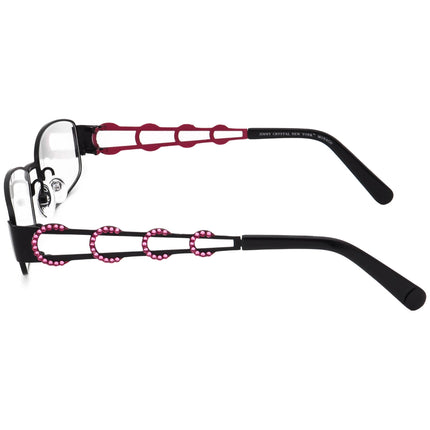 Jimmy Crystal Monaco Swarovski Elements Eyeglasses 55□17 135