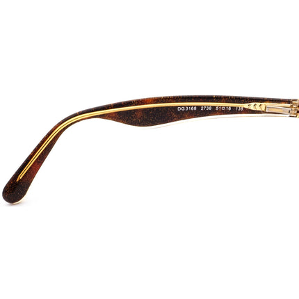 Dolce & Gabbana DG 3168 2738 Eyeglasses 51□16 135