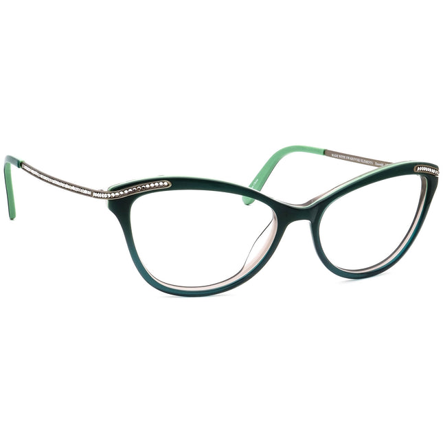 Jimmy Crystal Vienna Emerald Eyeglasses 55□16 135