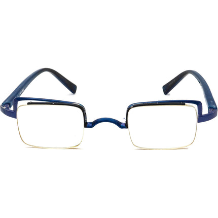 Alain Mikli Eyeglasses A0503-08 Blue Half Rim Frame France 40[]26 135 Handmade