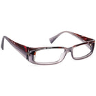 Alain Mikli Eyeglasses AL04120202 Matte Gray/Red Marbled Rectangular Frame France 56[]14 135 Handmade