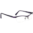 Alain Mikli Women's Eyeglasses AL0938 M0E7 Purple Half Rim Frame France 54[]17 135