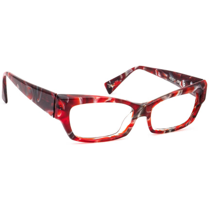 Alain Mikli Women's Eyeglasses AL 1211 2960 Disguised Red Cat Eye Frame France 53[]14 135