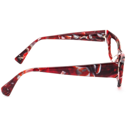 Alain Mikli Women's Eyeglasses AL 1211 2960 Disguised Red Cat Eye Frame France 53[]14 135