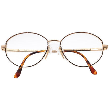 American Optical Women's Eyeglasses AOSafety Z87 YP 20 Tortoise on Gold Round Metal Frame USA 55[]17 140