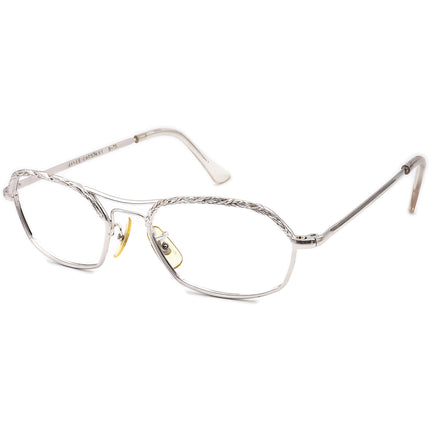 American Optical Women's Eyeglasses 5 1/2 Silver Pilot Metal Frame USA 52[]22 130