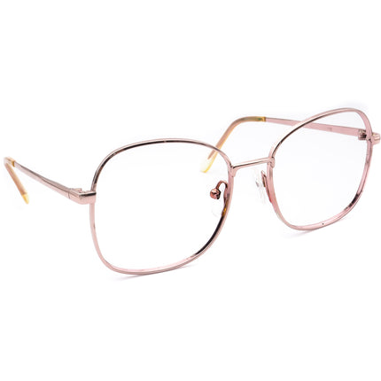 American Optical Women's Eyeglasses Z87 AOSafety Pink Square Metal Frame USA 54[]18 140