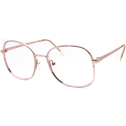 American Optical Women's Eyeglasses Z87 AOSafety Pink Square Metal Frame USA 54[]18 140