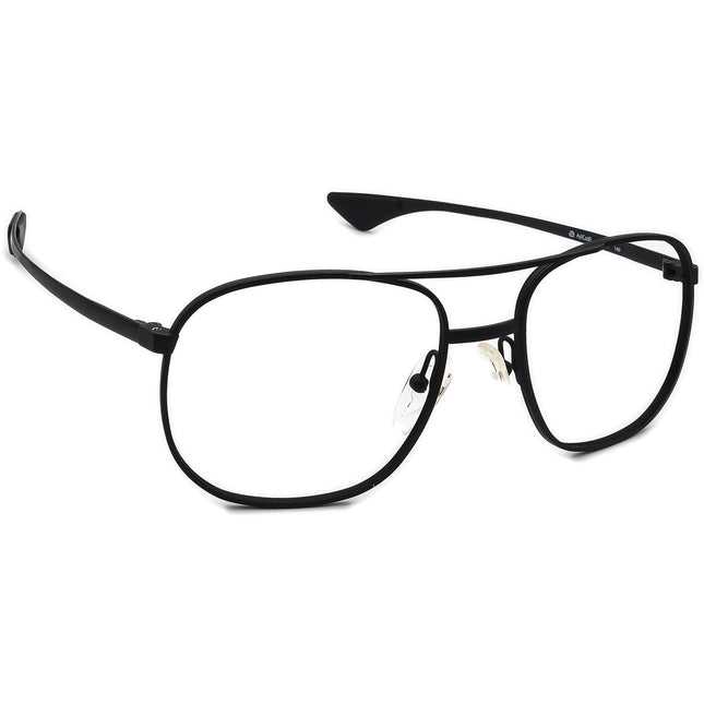 Artcraft Men's Sunglasses USA Satin Black Square Metal USA 55 mm