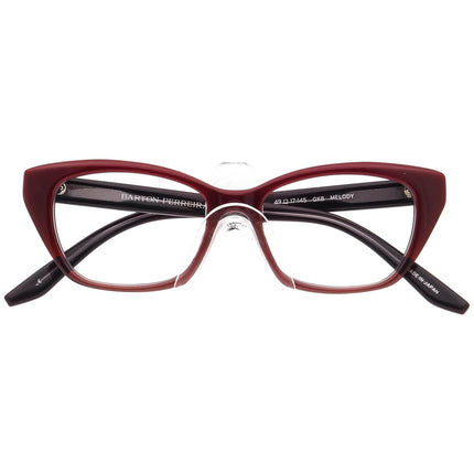 Barton Perreira Women's Eyeglasses OXB Melody Merlot Butterfly Frame Japan 49[]17 145