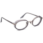 Ray-Ban (B&L) Vintage Sunglasses A5710 00AS Matte Gray & Gunmetal Oval USA 48 mm