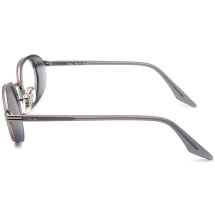 Ray-Ban (B&L) Vintage Sunglasses A5710 00AS Matte Gray & Gunmetal Oval USA 48 mm