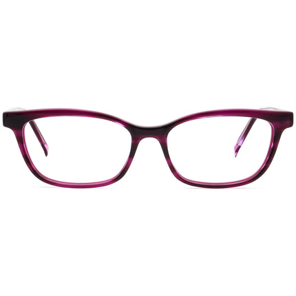Bevel Women's Eyeglasses 3688 Florence VM Violet/Magenta Semi Cat Eye Frame Japan 53[]16 135