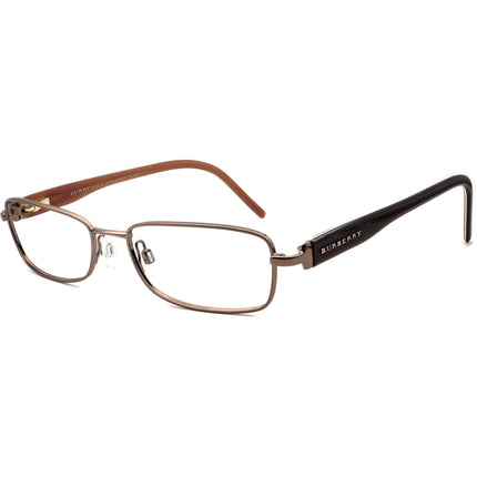 Burberry Women's Eyeglasses B 1066 1016 Brown Rectangular Frame Italy 52[]17 135