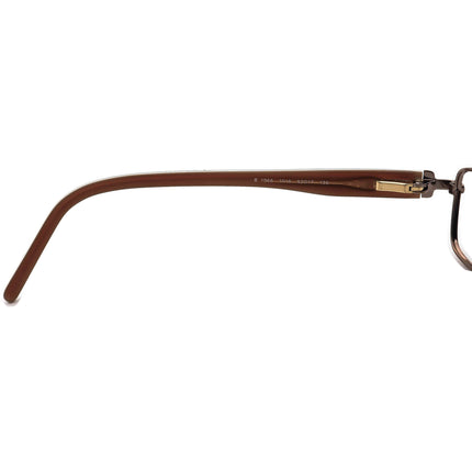Burberry Women's Eyeglasses B 1066 1016 Brown Rectangular Frame Italy 52[]17 135