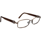 Burberry Women's Eyeglasses B 1145 1016 Brown Rectangular Frame Italy 53[]16 135