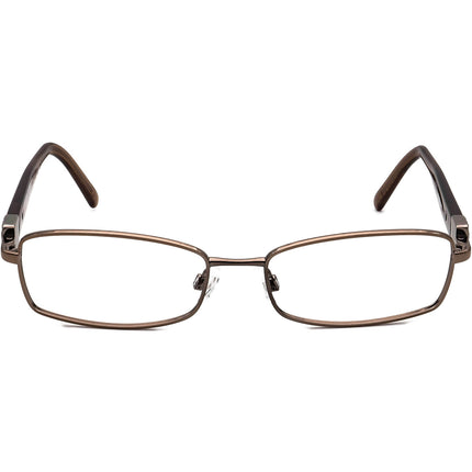 Burberry Women's Eyeglasses B 1145 1016 Brown Rectangular Frame Italy 53[]16 135