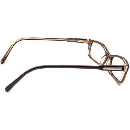 Burberry Women's Eyeglasses B 2004 3023 Dark Brown on Clear Rectangular Frame Italy 52[]16 140