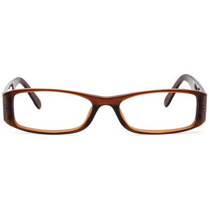 Burberry Women's Eyeglasses B 2007 3011 Brown Rectangular Frame Italy 53[]16 135