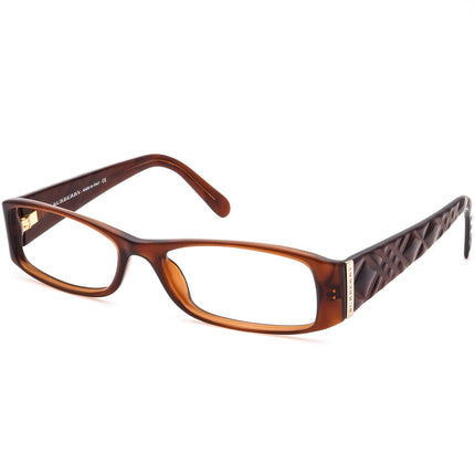 Burberry Women's Eyeglasses B 2007 3011 Brown Rectangular Frame Italy 53[]16 135